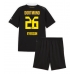 Borussia Dortmund Julian Ryerson #26 Barnkläder Borta matchtröja till baby 2026-27 Kortärmad (+ Korta byxor) Billigt